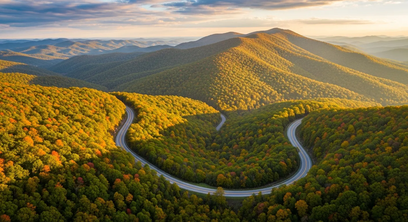 Blue Ridge Parkway near Lynchburg, Virginia